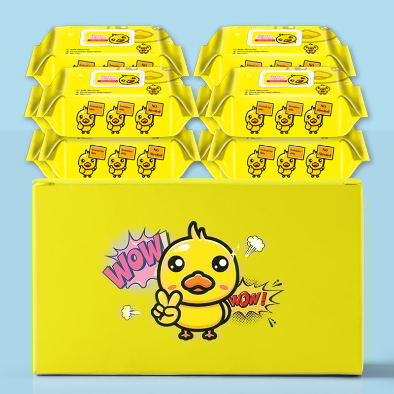 OEM baby wipes with carton